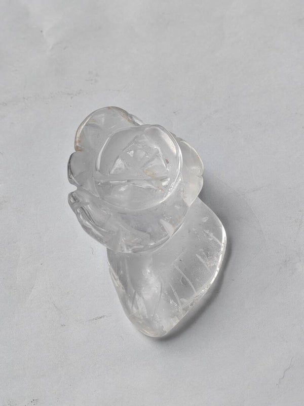 Clear Quartz Rose e