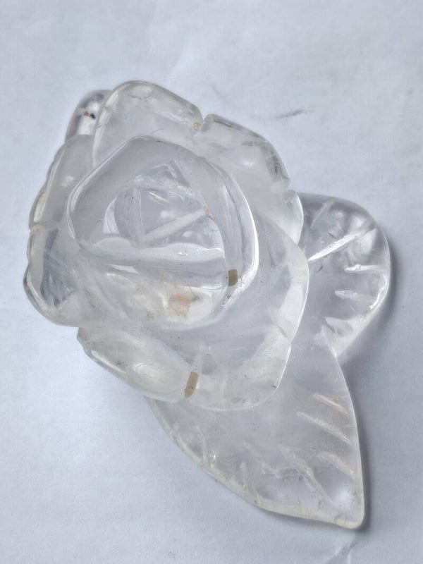 Clear Quartz Rose f