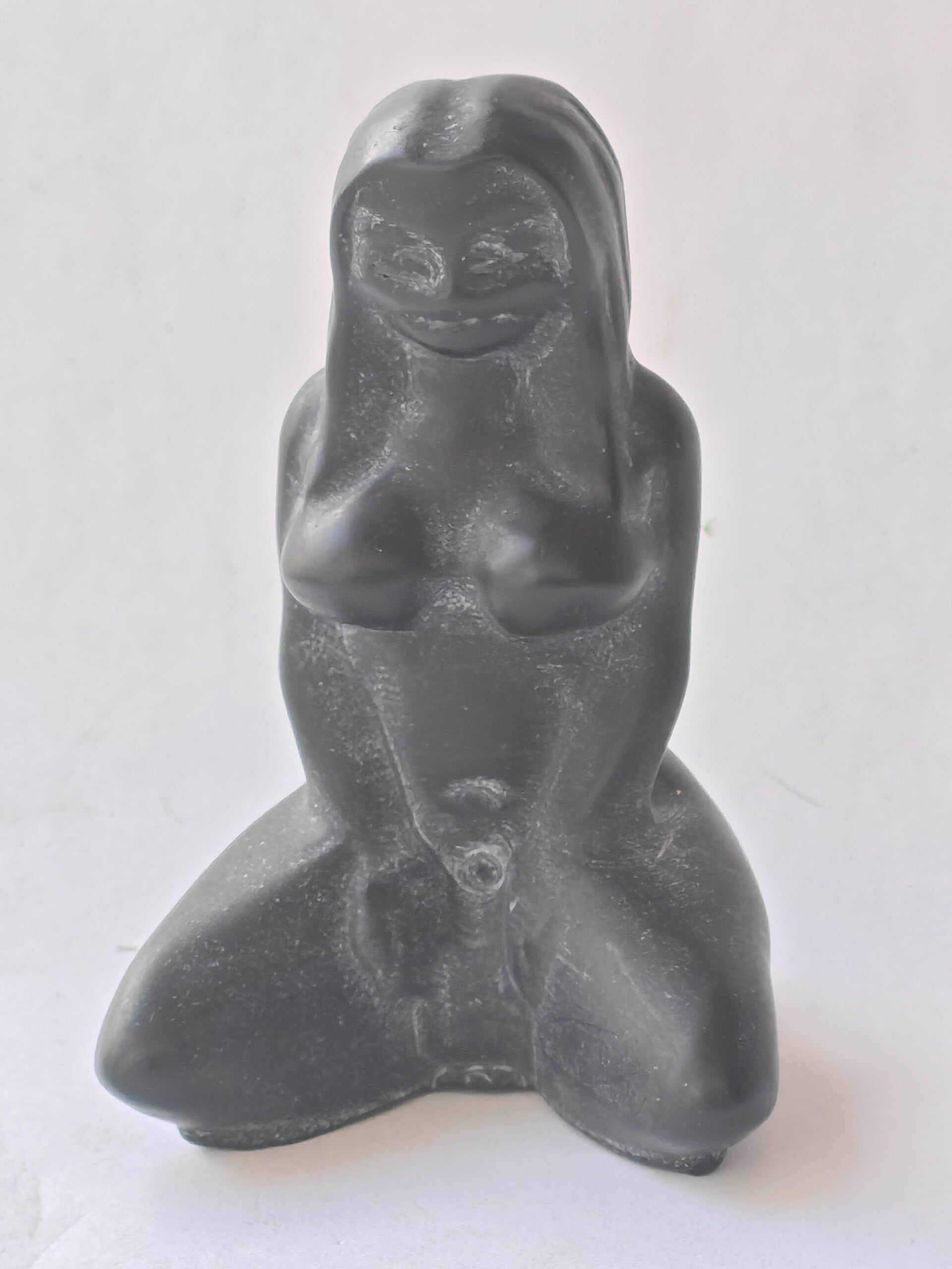 Black Obsidian kneeling woman