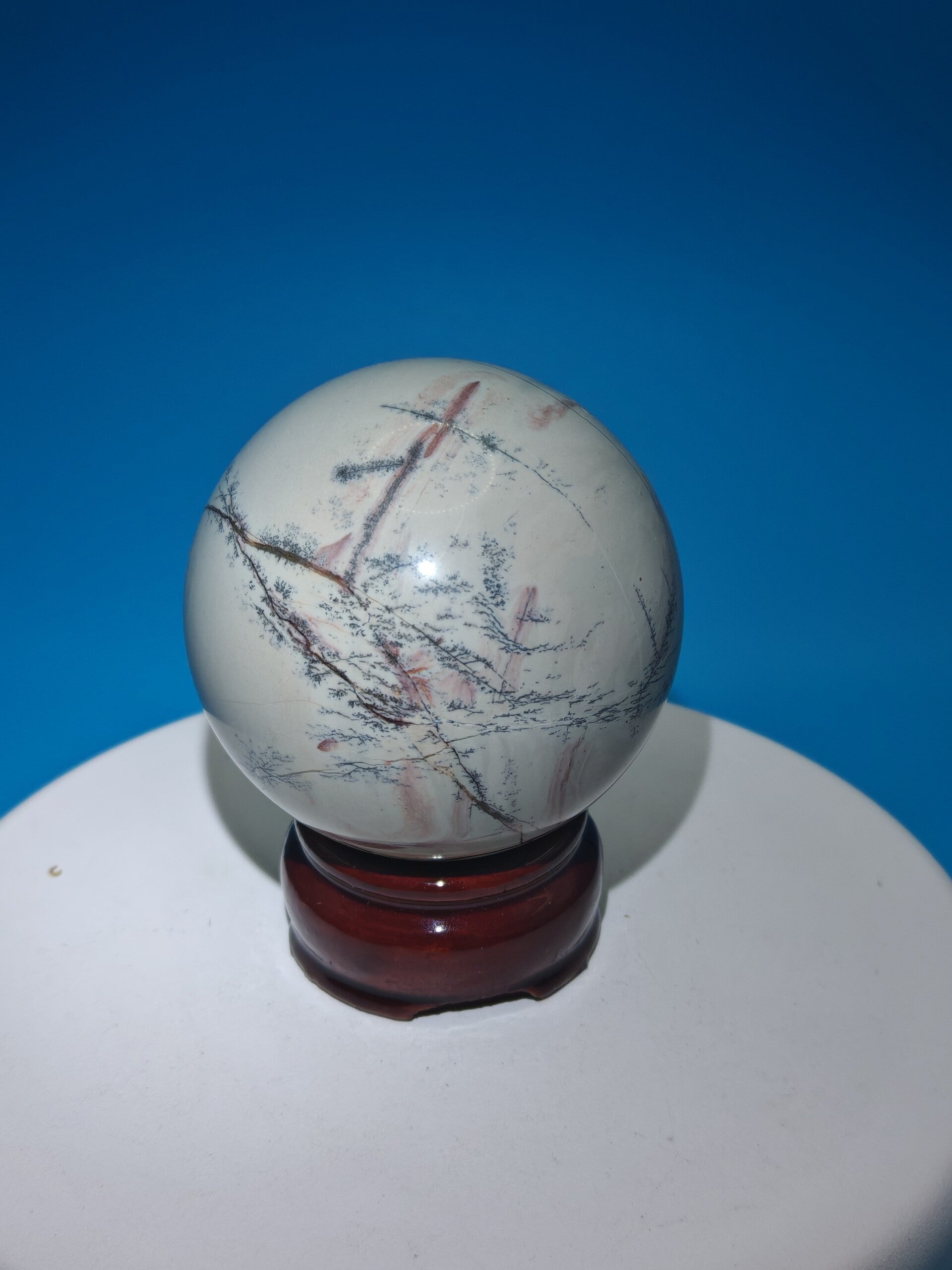 Picture jasper Sphere