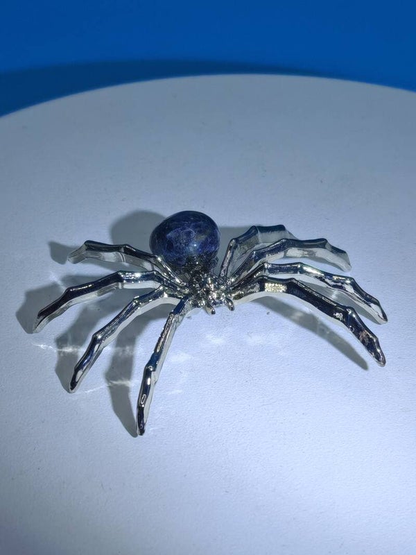 Sodalite silver spider