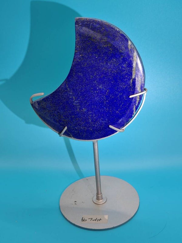 Lapis Lazuli Moon with custom stand