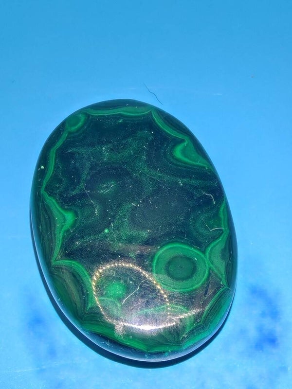 Malachite Palm Stone 1