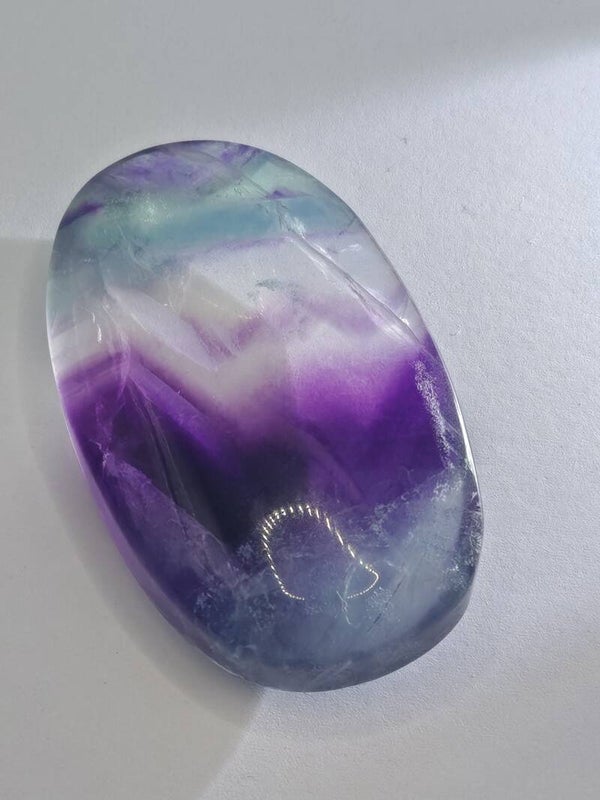 Fluorite Palm Stone 1