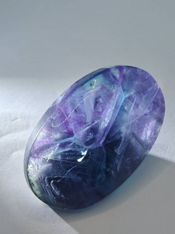 Fluorite Palm Stone 4
