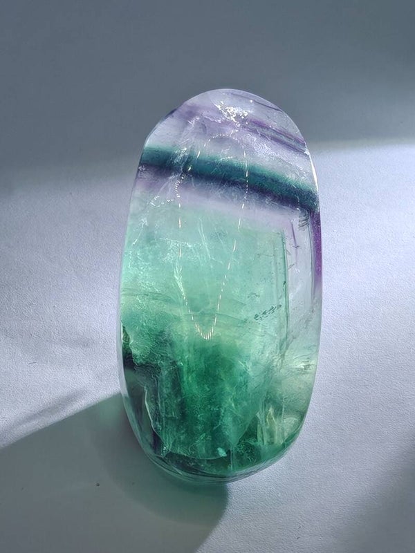 Fluorite Palm Stone 6