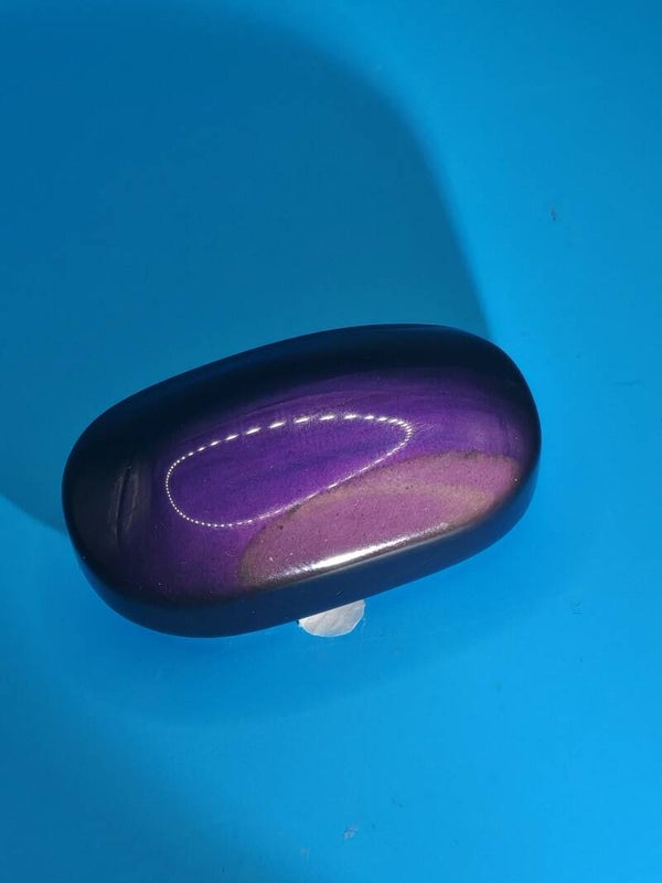 Rainbow Obsidian Palm Stone 1