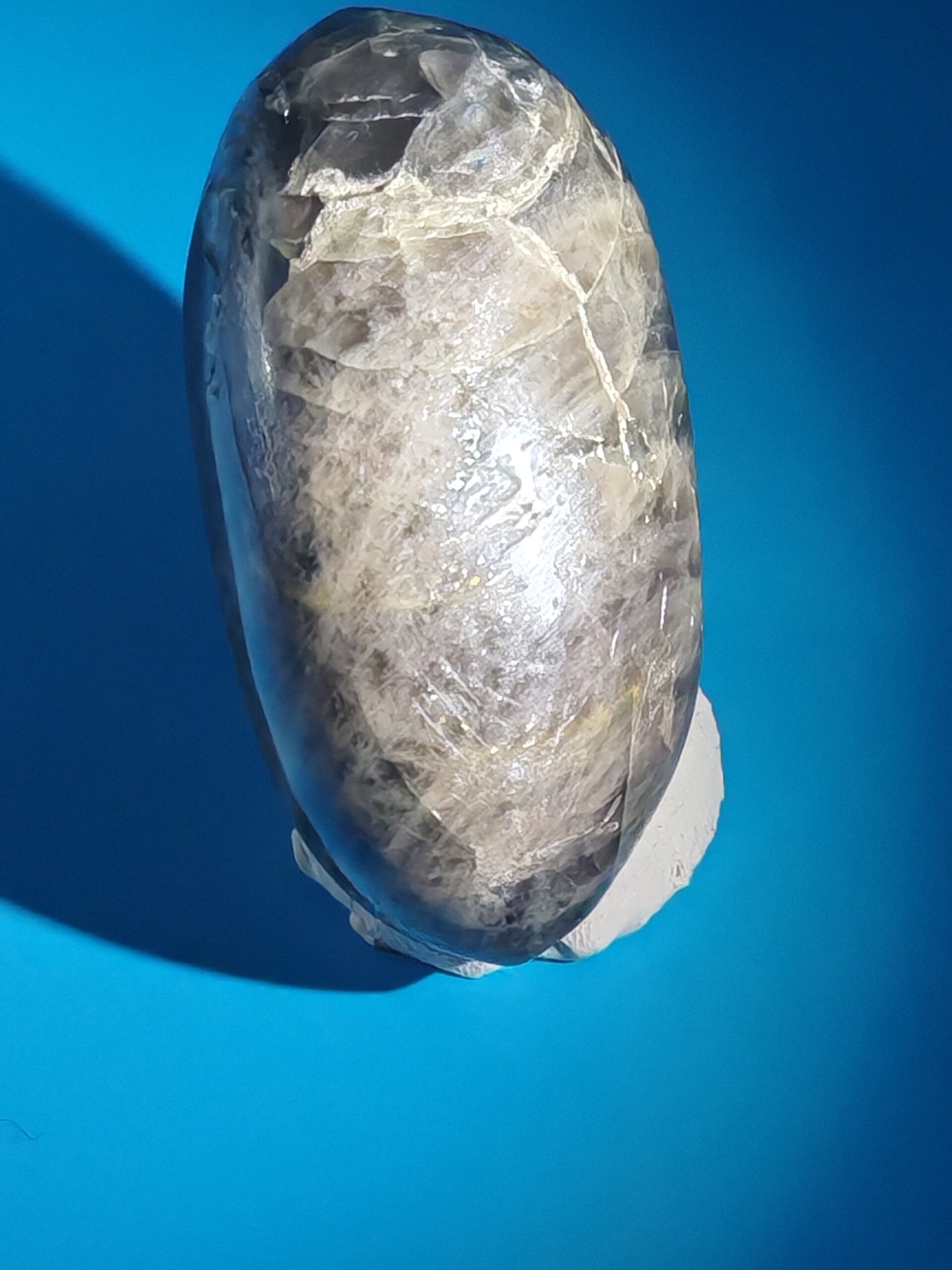 Black Moonstone Palm Stone 3