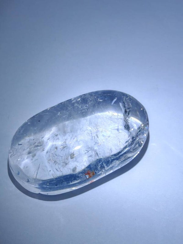 Clear Quartz Palm Stone 1