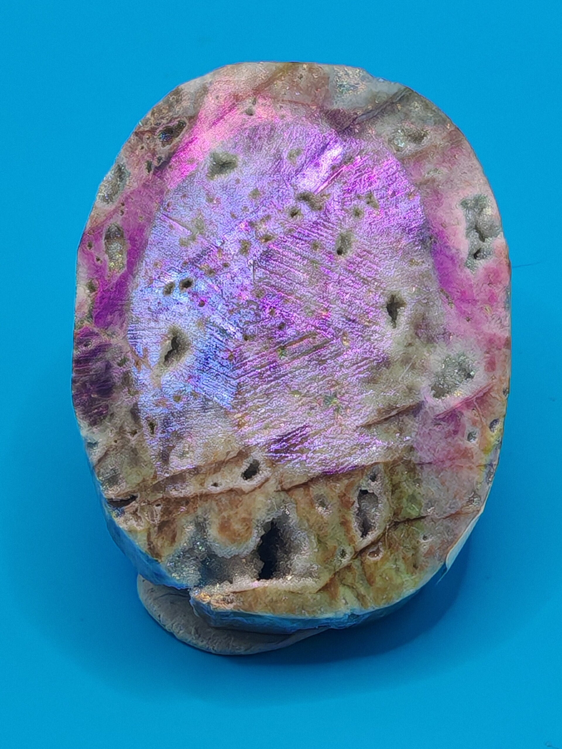 Aura Sphalerite Palm Stone 4