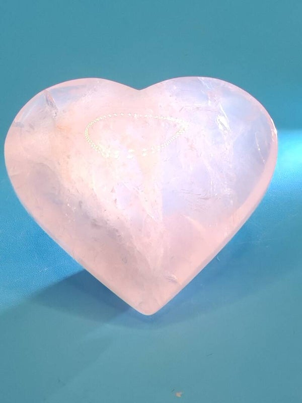 Rose Quartz Heart 2