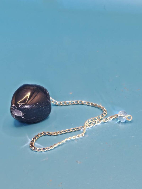 Obsidian Pendulum with chain 10
