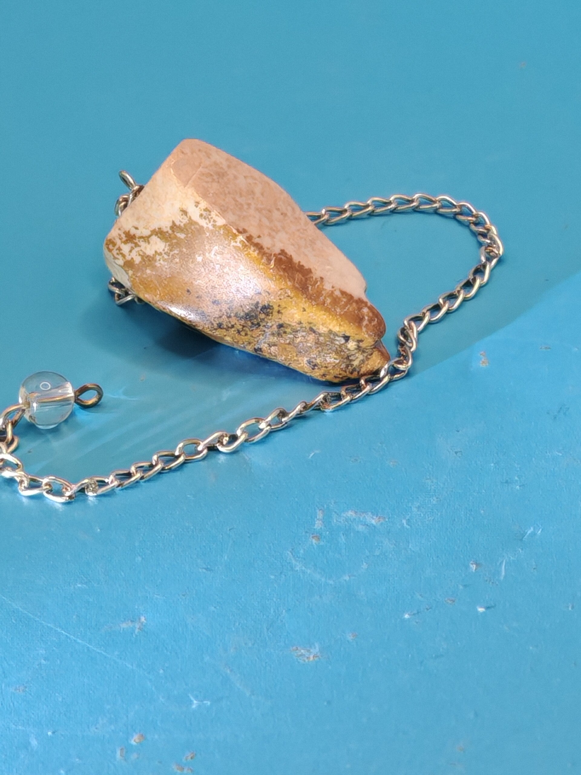 Picture Jasper Pendulum with chain 15