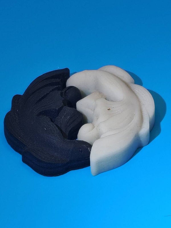 Yin and Yang Goldfish 2 piece set 1