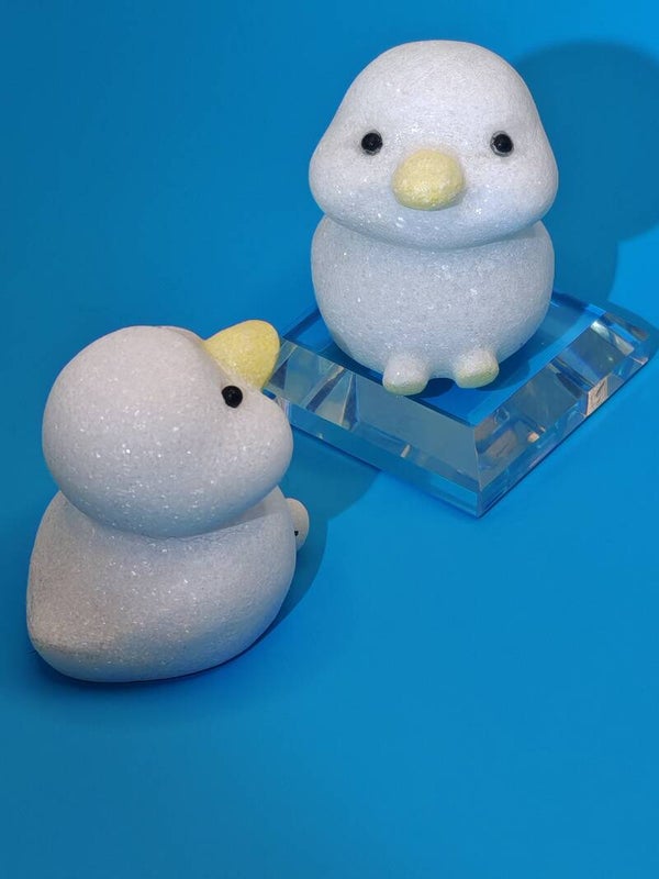White Jade Duck carving