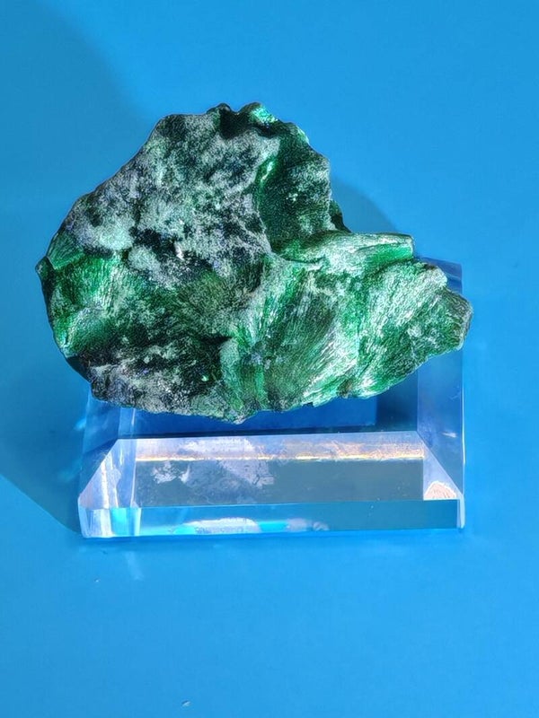 Silky Malachite specimen 1