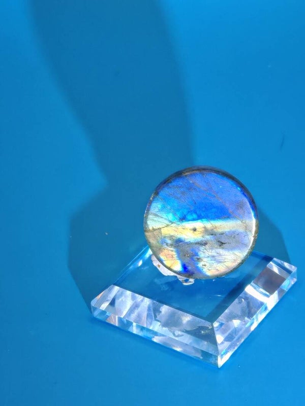 Labradorite all seeing eye coin 2
