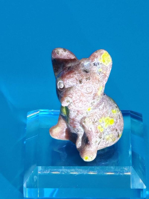 Pink Tourmaline French Bulldog