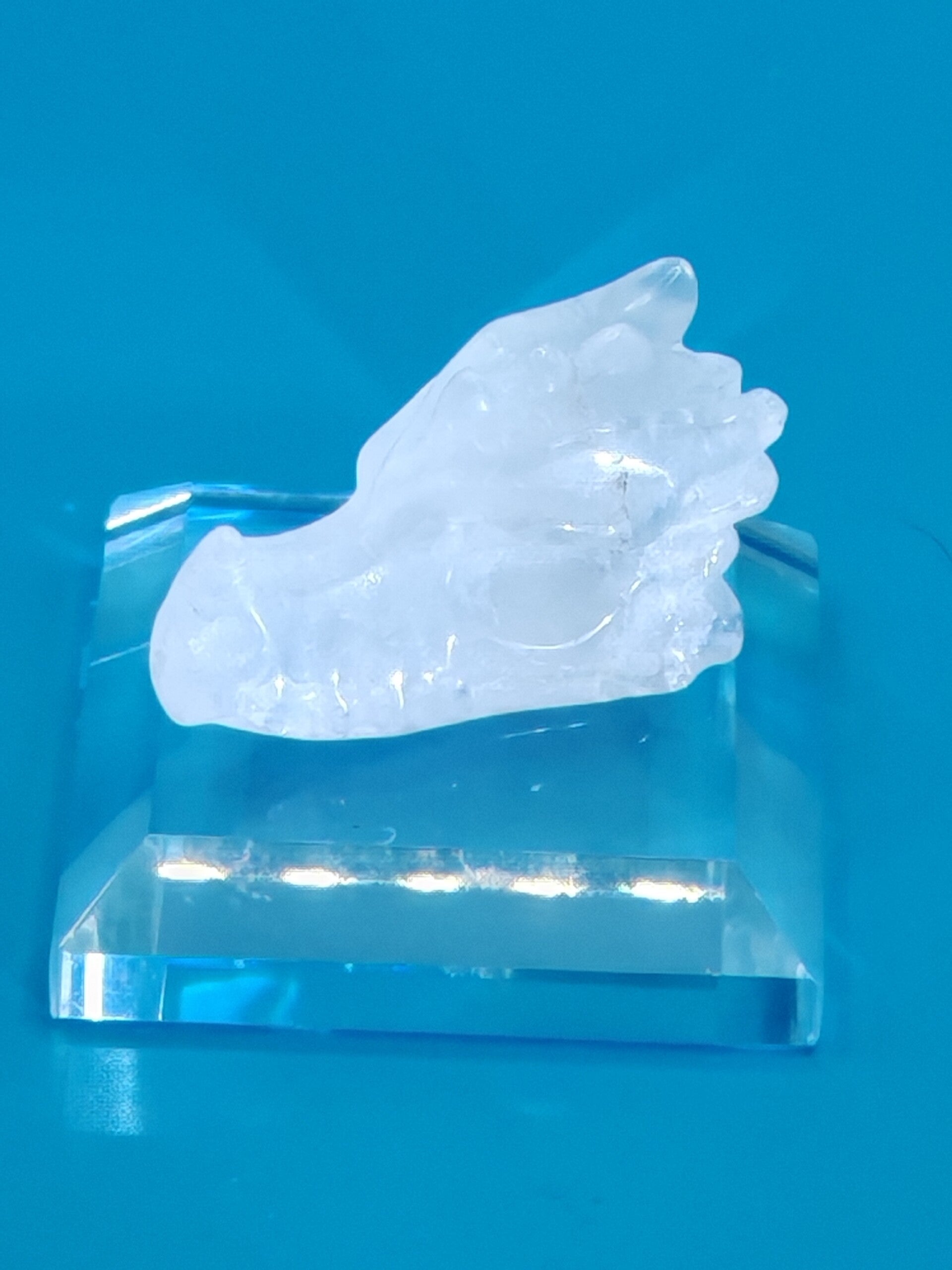 Clear Quartz Dragon Head