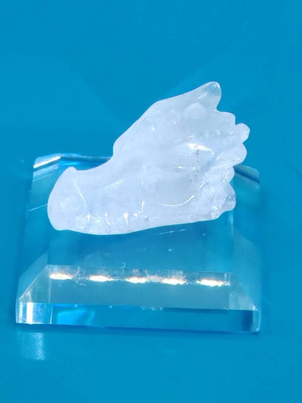 Clear Quartz Dragon Head