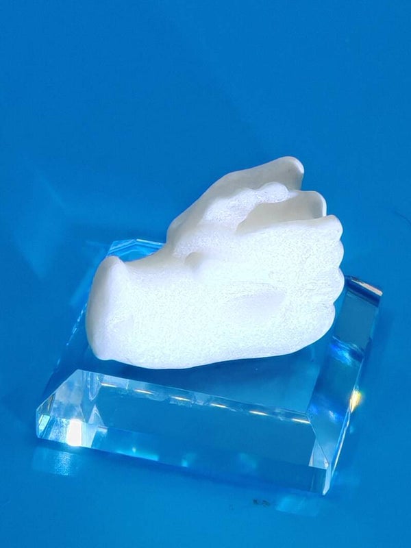White Calcite Dragon Head