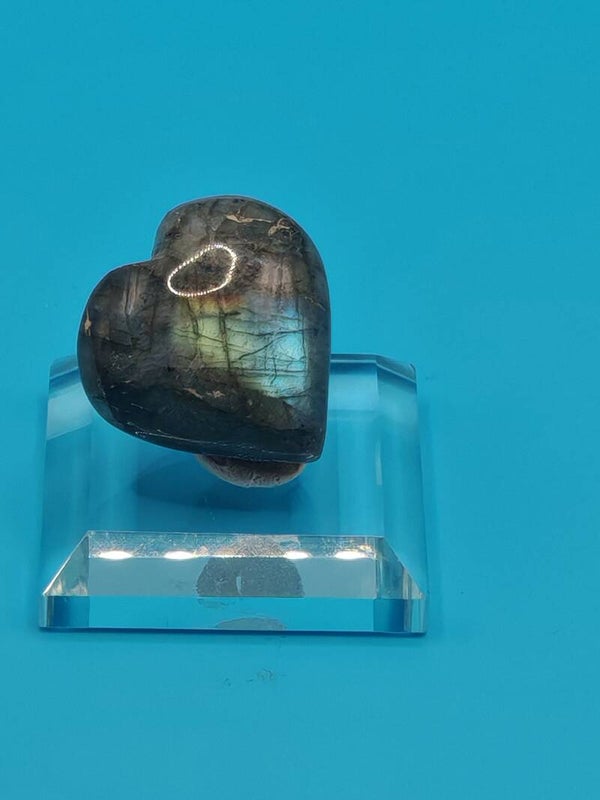 Labradorite Heart Small 4