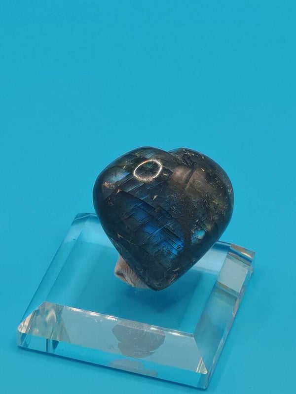 Labradorite Heart Small 6