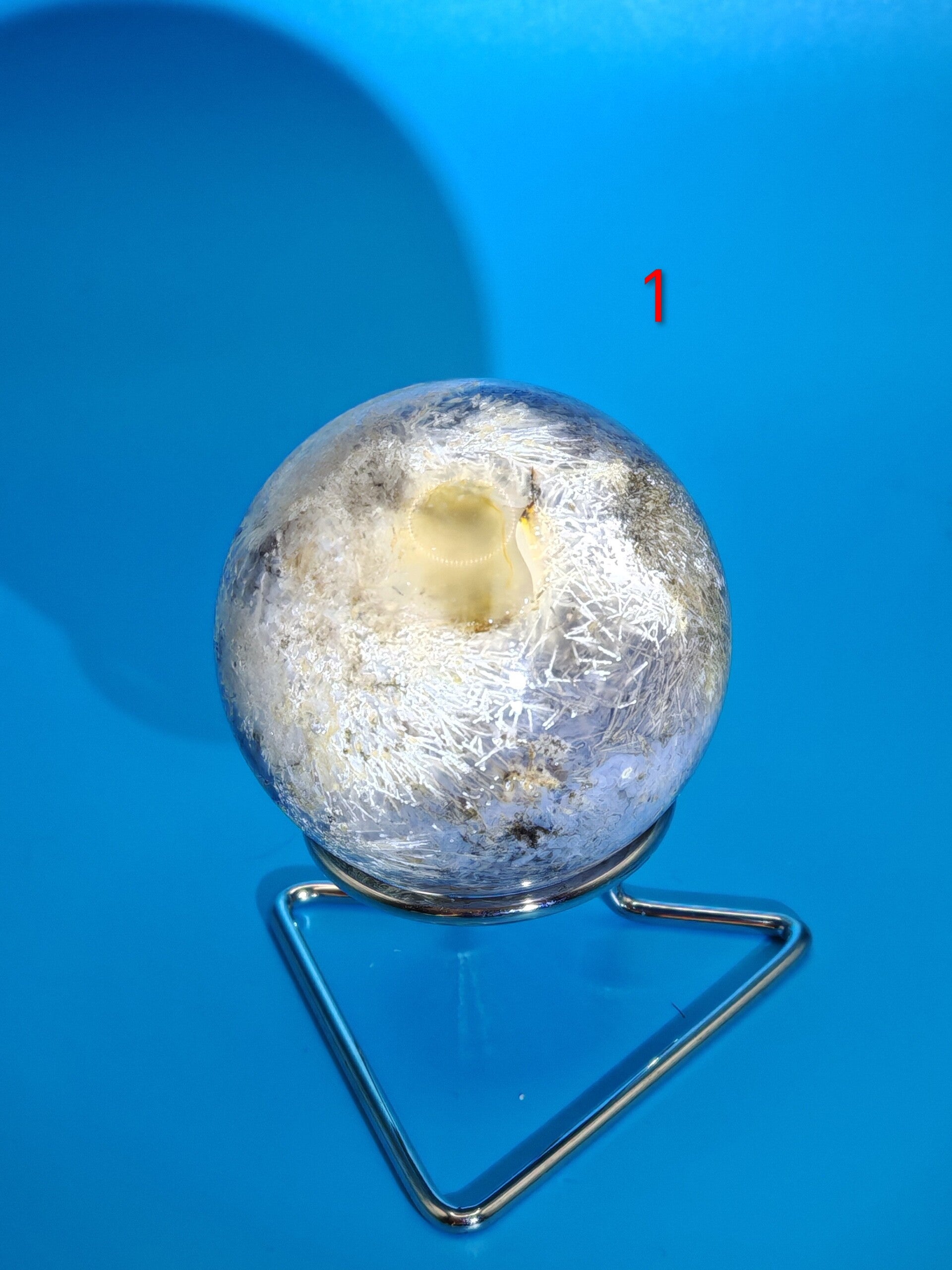 Horse Hair Agate Spheres