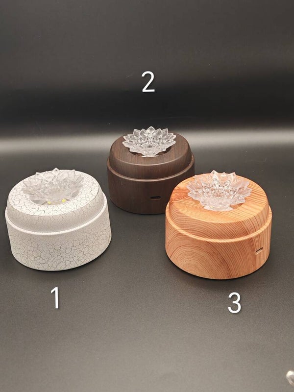 USB Lotus spinning sphere holder