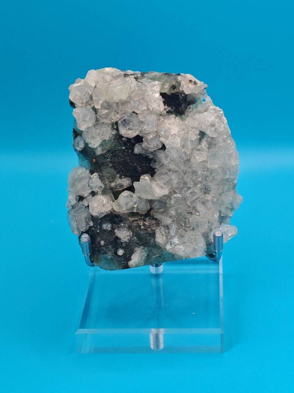Fujian Fluorite and Calcite specimen