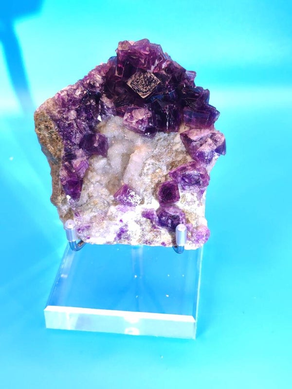 Purple Fluorite specimen