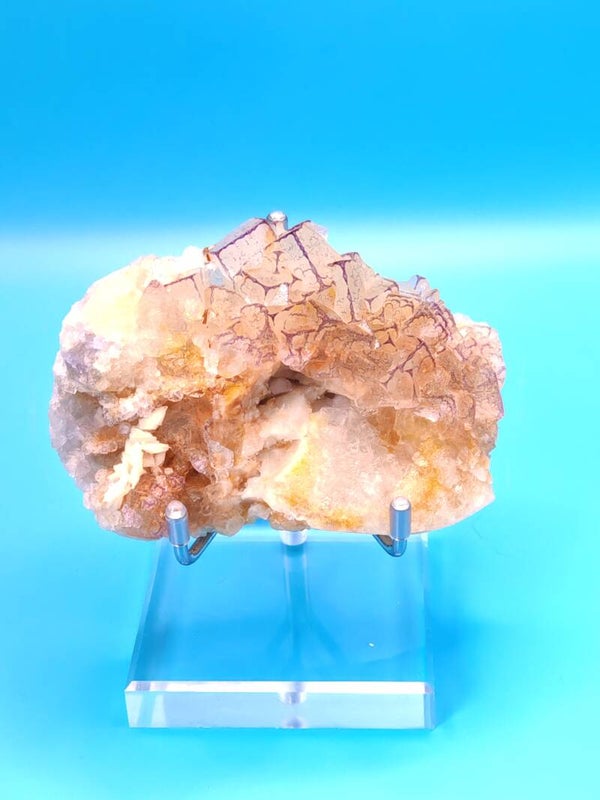 QR Code Fluorite Specimen