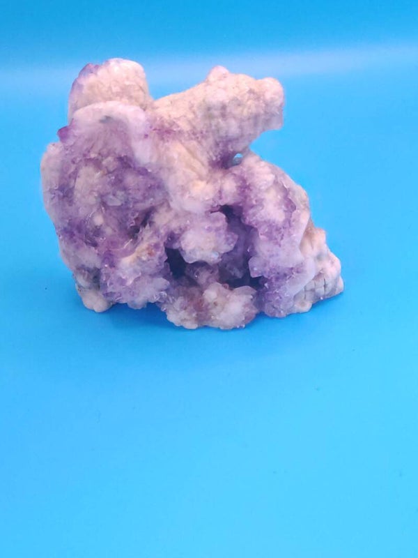 Pink Amethyst Skull with Tiger
