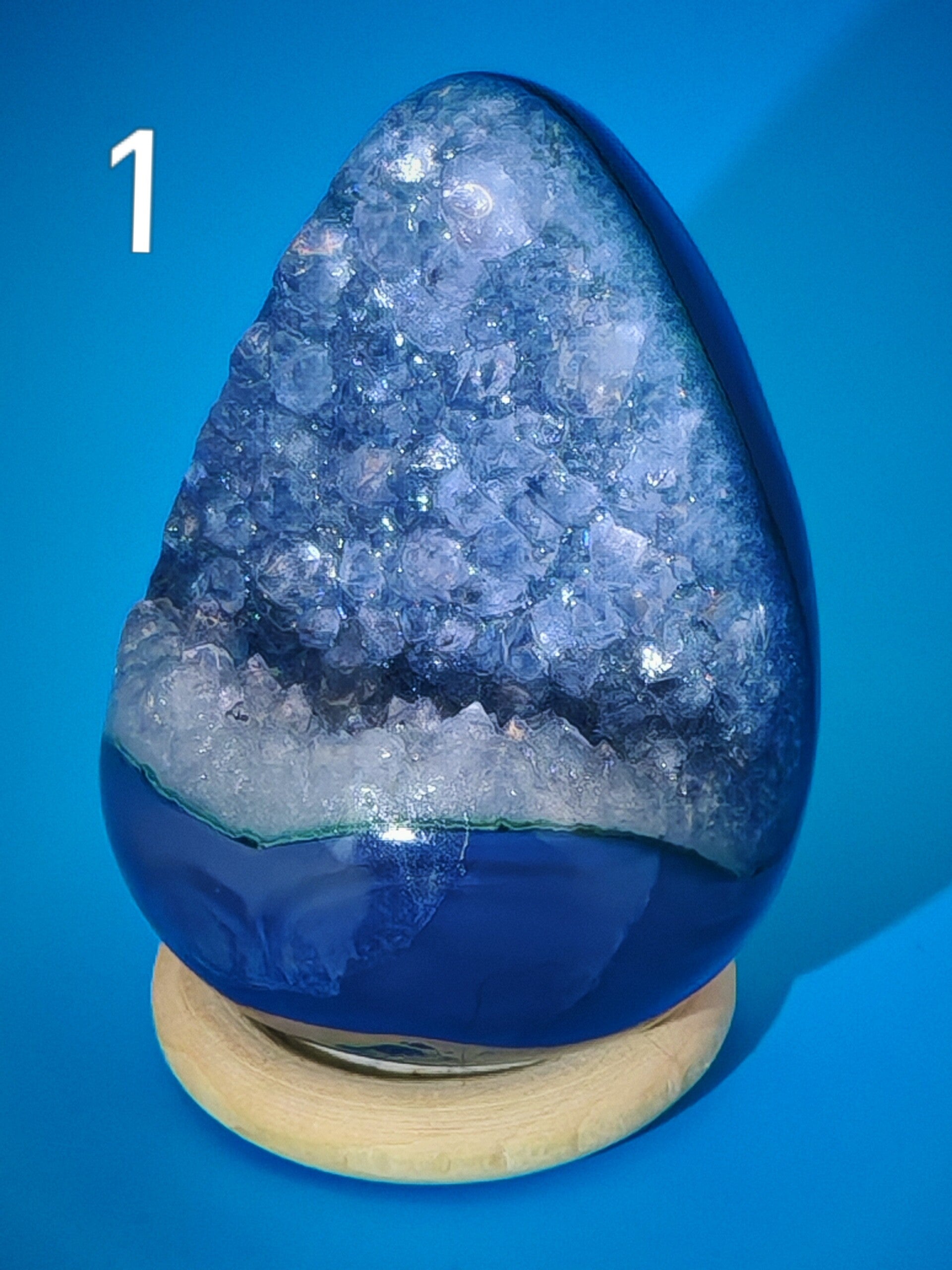 Druzy Agate Egg