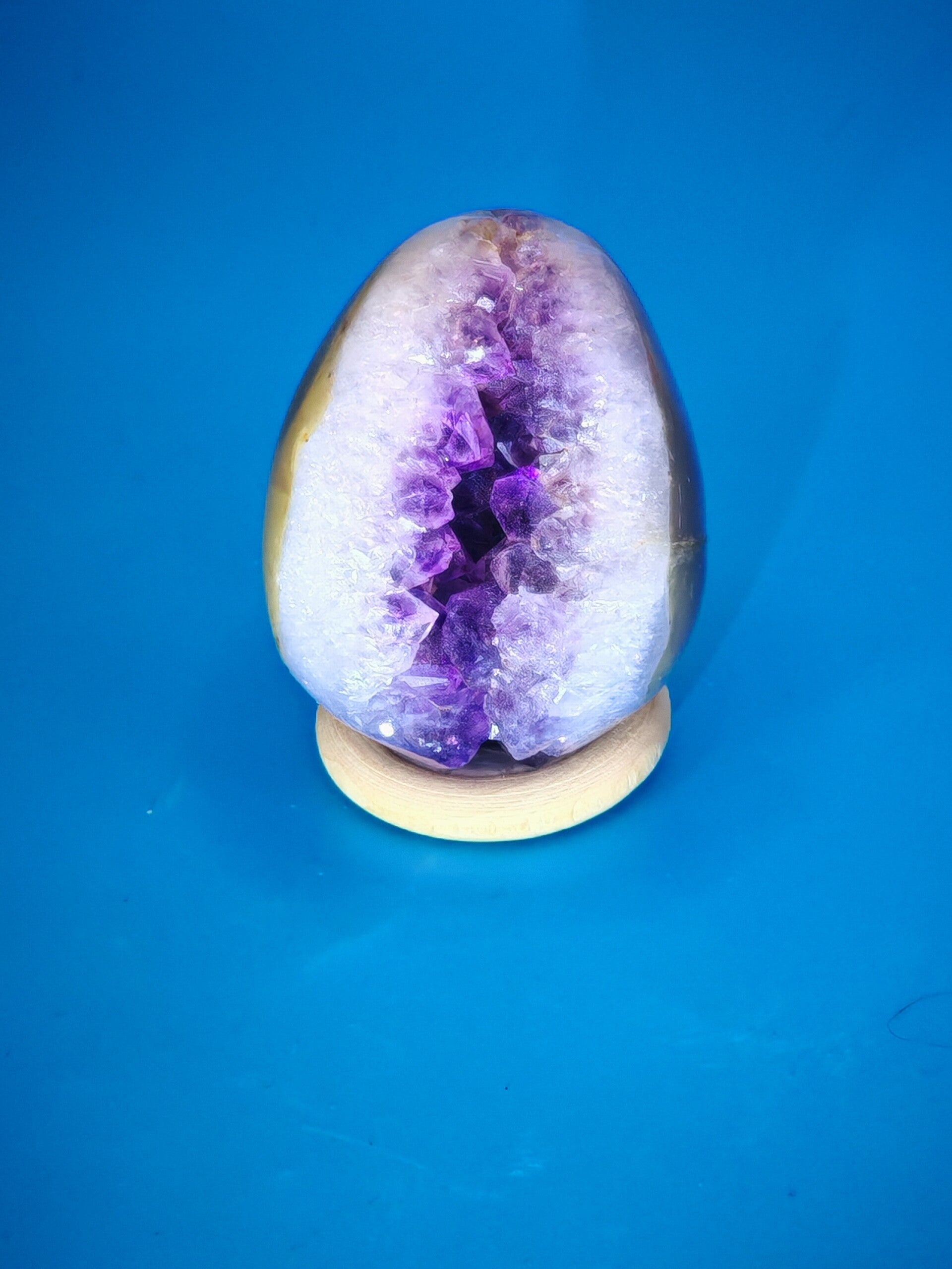 Amethyst Agate Egg