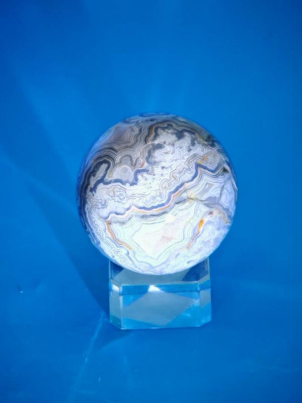 Crazy Lace Agate Sphere