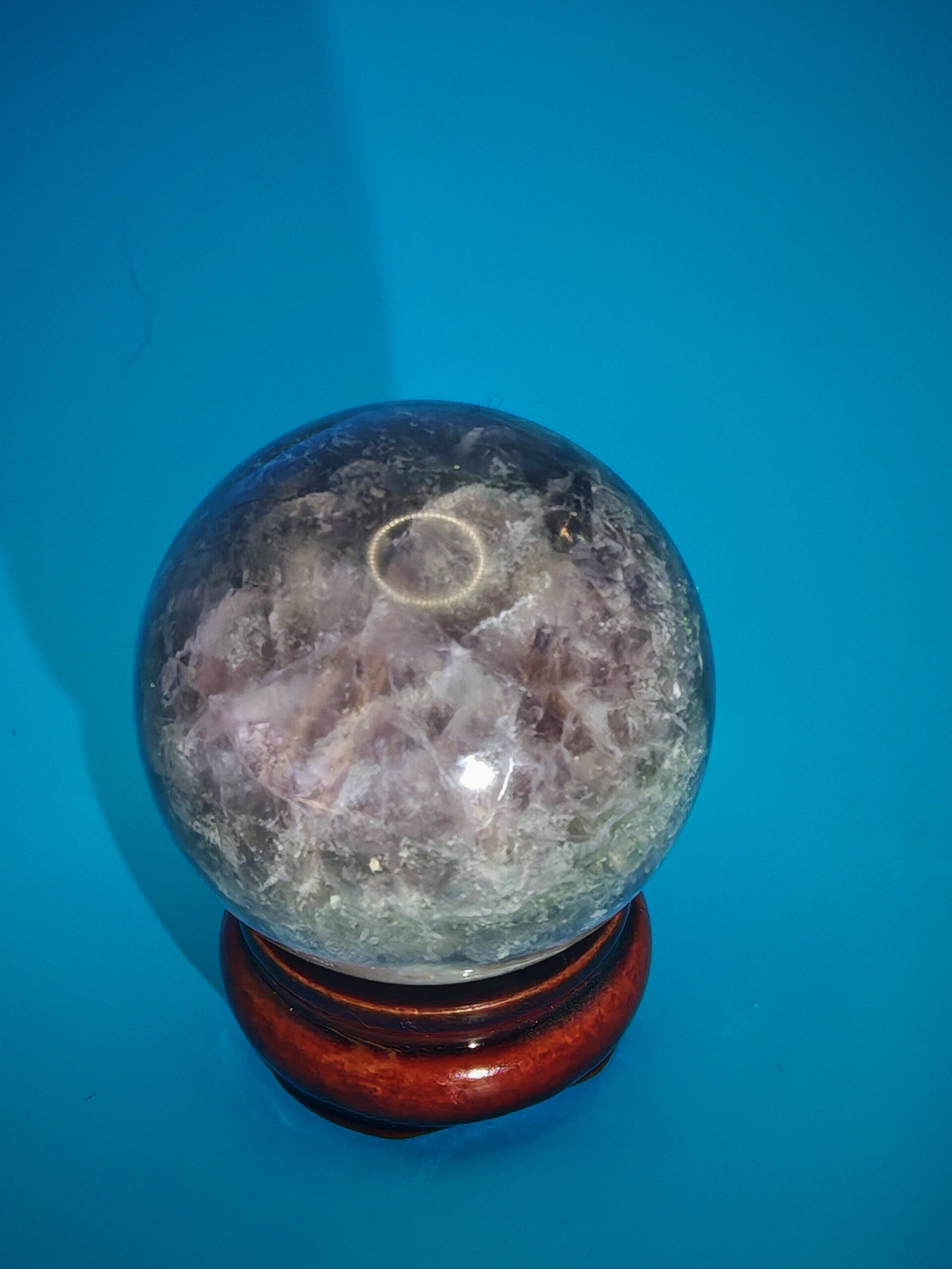 Amethyst Agate Sphere