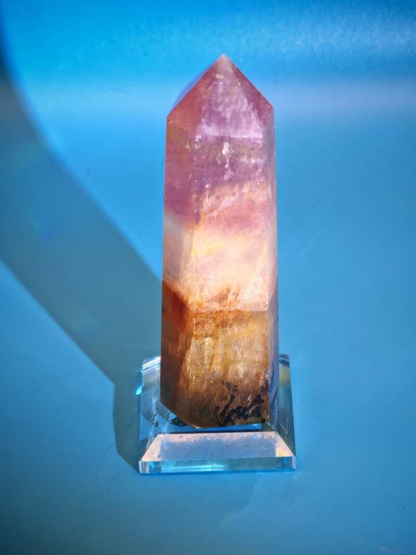 Fluorite Tower with Dendritic