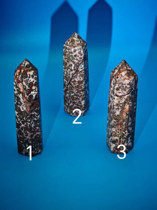 Leopard Skin Jasper Tower