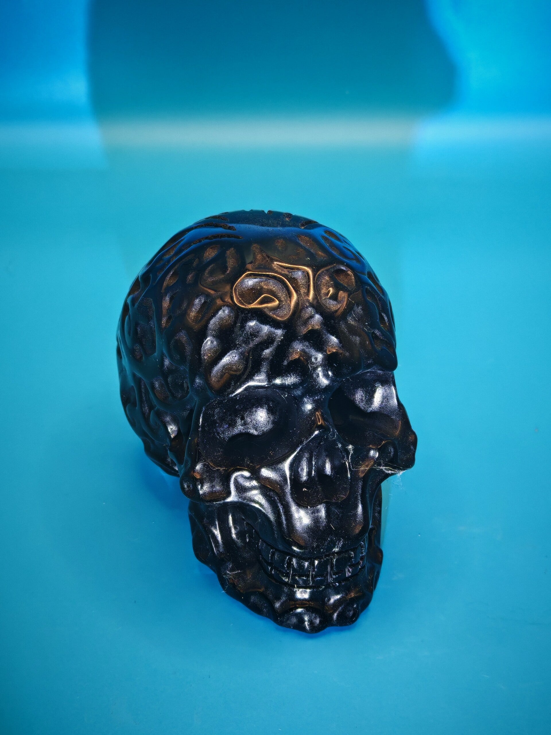 Black Obsidian Sugar Skull