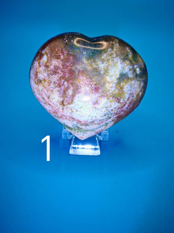 Ocean Jasper Heart