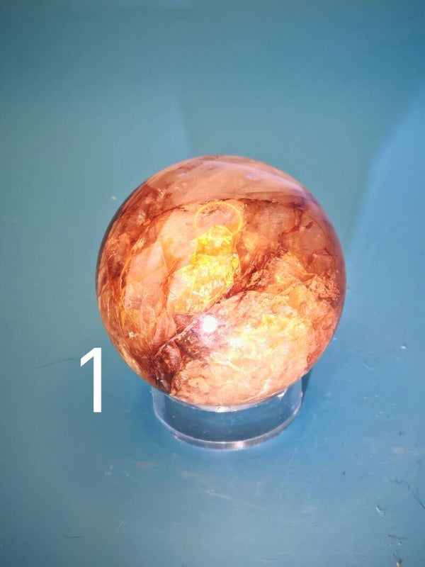 Fire quartz Sphere