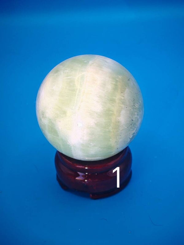 Pistachio Calcite Sphere