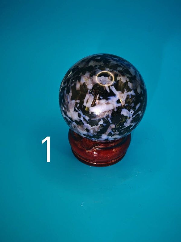 Indigo Gabbro Sphere