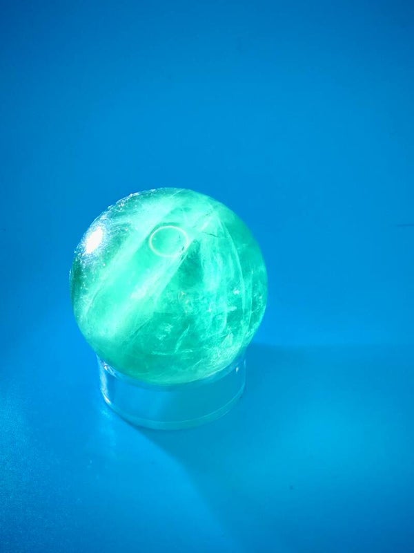 Green Fluorite Sphere