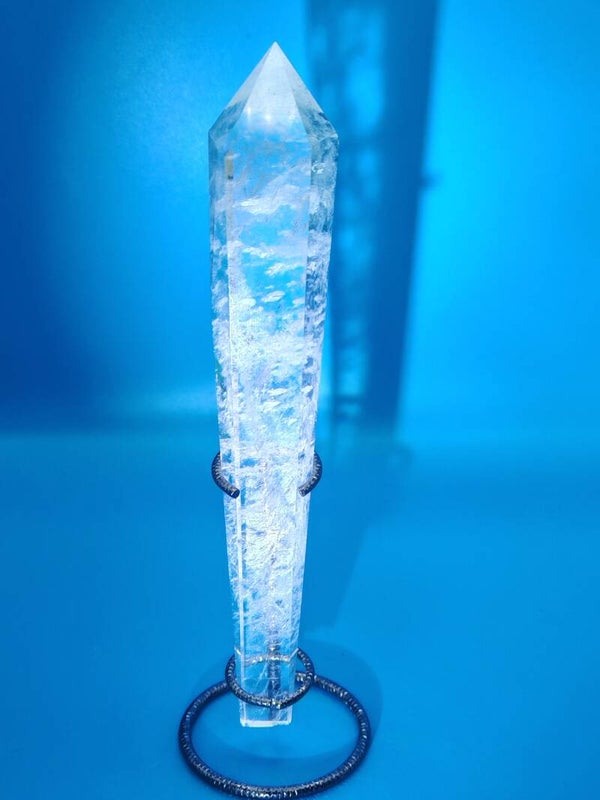 Clear Quartz Wand with Stand