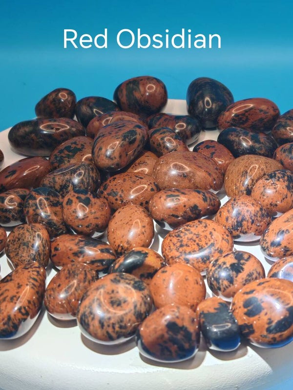 Red Obsidian Tumble Stones