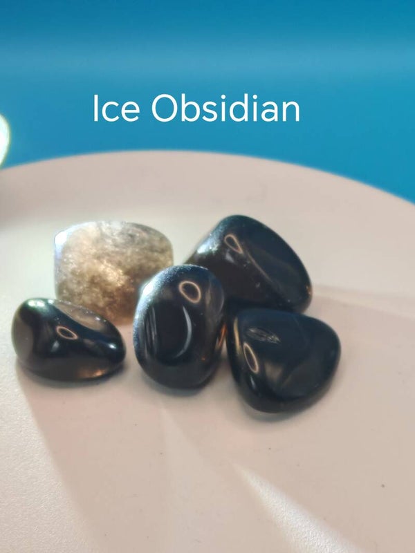 Ice Obsidian Tumble Stones