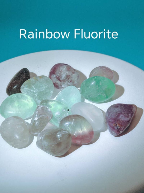 Rainbow Fluorite Tumble Stones