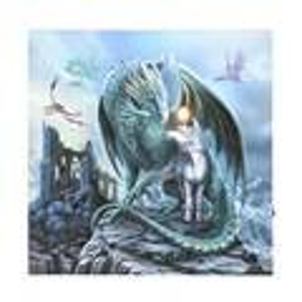 Protector of Magic Light up LED canvas by Lisa Parker